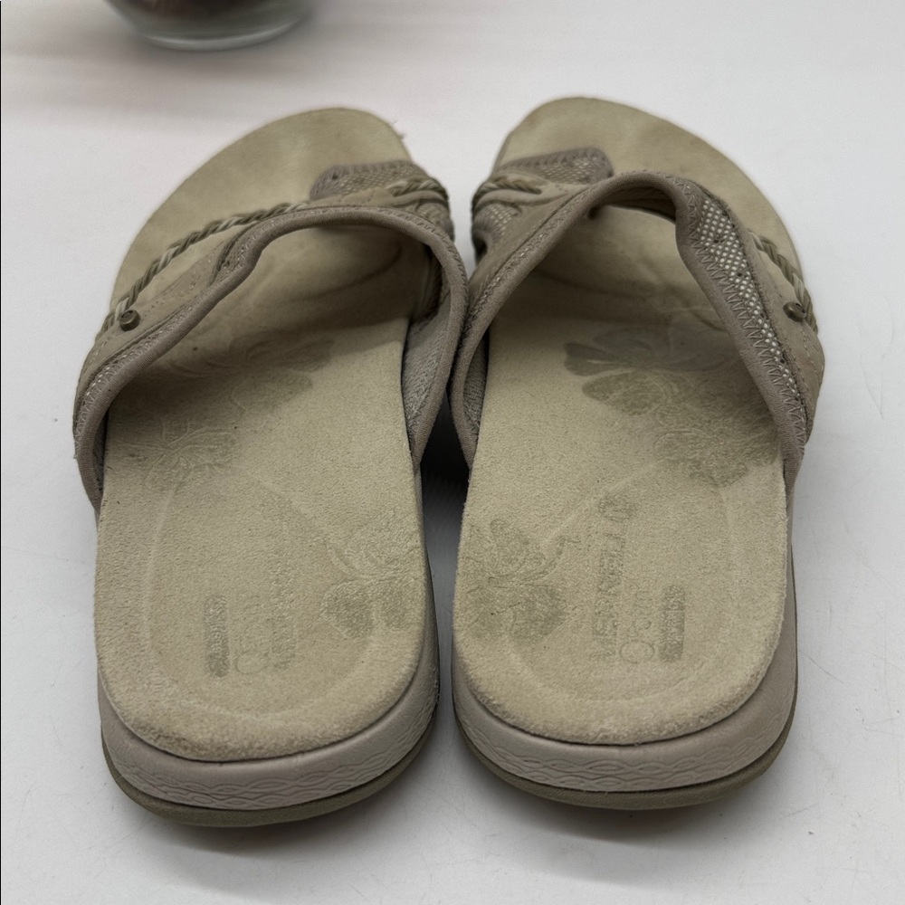 Merrell Taupe Toe Loop Sandals Size 7 MR9240A - Picture 3 of 7